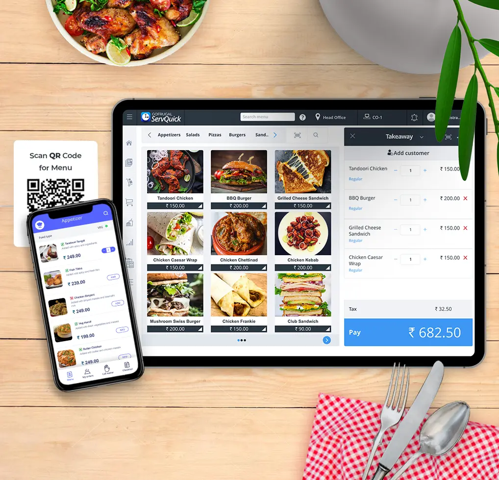 Quick service restaurant POS software