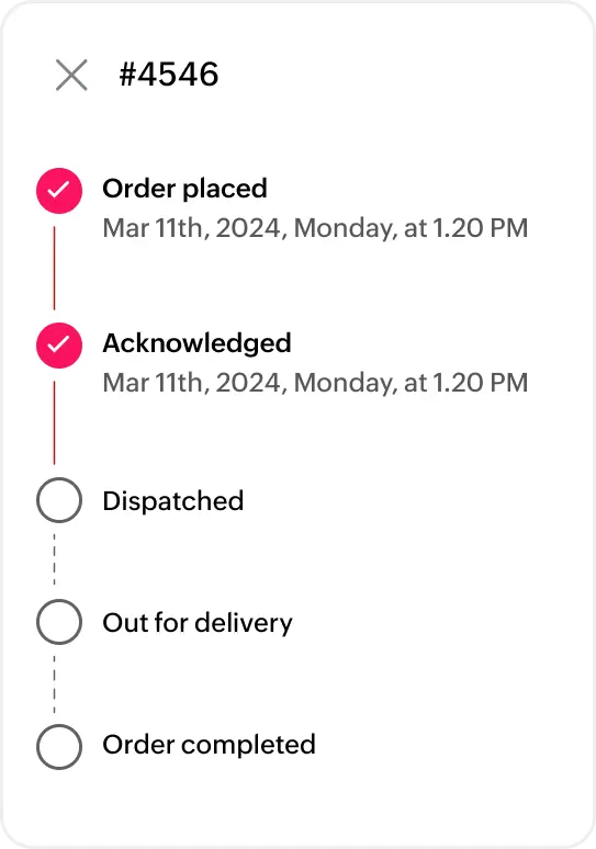 Live tracking